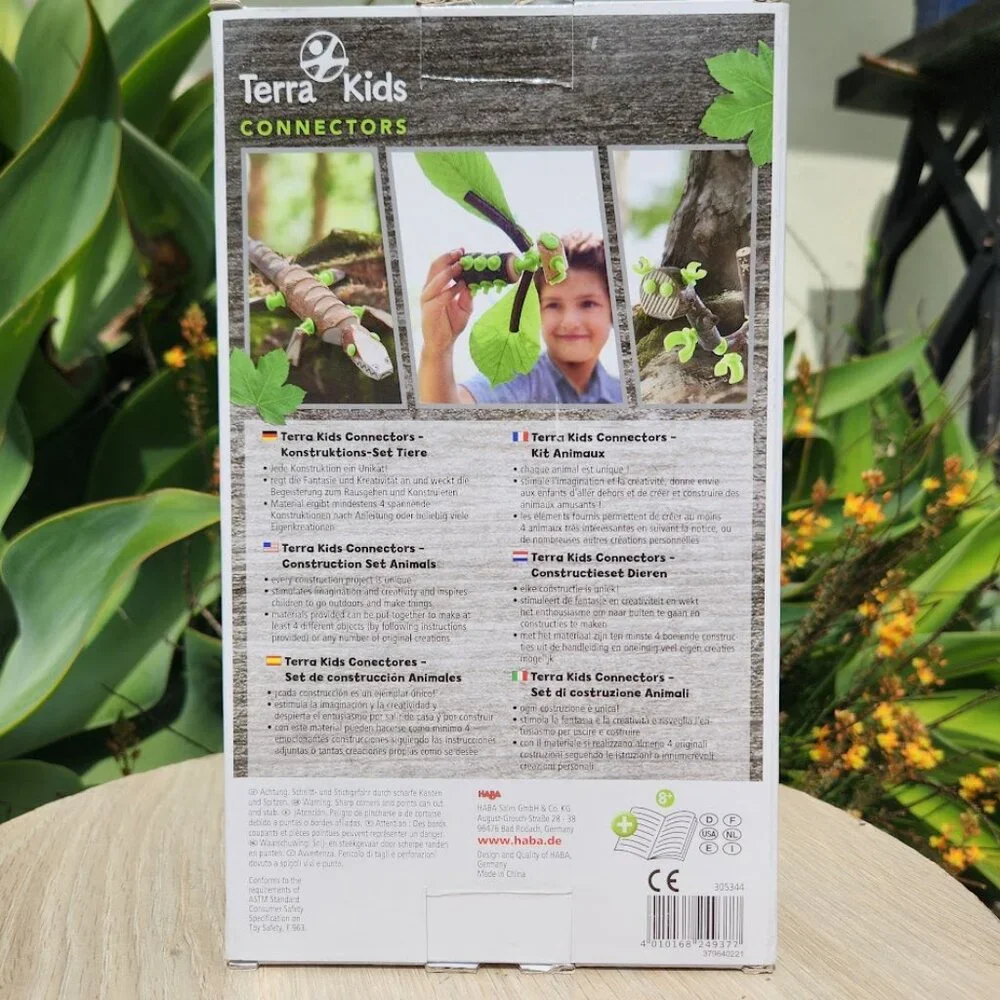 HABA Terra Kids Connectors Backyard Nature Craft Kit STEM ENGINEERING EA…